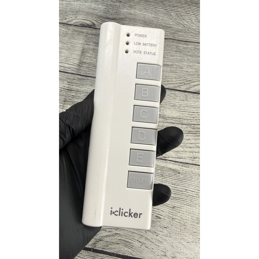 iClicker 1st Gen Classroom Student Response Remote Control - Batteries Included!